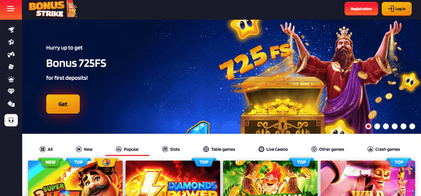 Bonus Strike non UK Casino