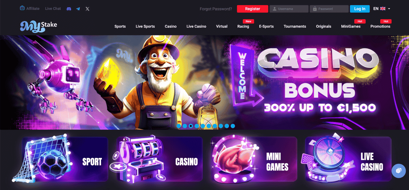 Mystake non UK Casino